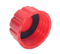 5 Gallon Gas Can Cap Replacement with Coarse Thread for Secure Seal, Compatible with 1, 2.5, 5 and 10+ Gallon Gas Cans - Red Plastic(1pcs)