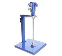 5 Gallon Pneumatic Paint Shaker Machine, 1/4HP Automatic Mixer for Barrels Under 45cm, 0-2600 RPM, Stainless Steel Blades, Ink Agitator