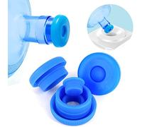 5 Gallon Water Jug Cap Reusable - Water Bottle Caps Fits 55mm Bottles,Silicone Non-Spill Lids for Anti-Splash