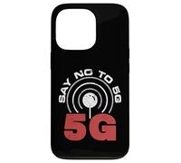 5 GHz Conspiracy Theory - Say No To 5G Distressed Design Case for iPhone 13 Pro