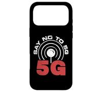 5 GHz Conspiracy Theory - Say No To 5G Distressed Design Case for iPhone 17 Pro Max