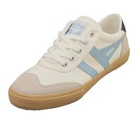 Gola Badminton Womens Fashion Trainers in Off White Blue - 5 UK