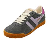 Gola Classics Elan Womens Ladies Grey Purple Retro Trainers Shoes Size 4-8