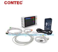 5" Handheld Patient Monitor Vital Signs ICU CCU Machine Movable 6 parameter ECG
