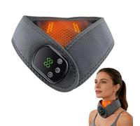 5 Heat Settings Neck Heating Pad，USB Wearable Heating Pad with Vibration Massage, Combined With High Frequency Vibration Massage Of Acupoints,for Women Men Elderly Home Workplace Daily Relaxation Slee