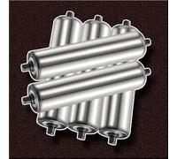 5 Heavy-Duty Replacement Glide Rollers for Conveyor Systems 1" & 2" Diameter 700mm Length Steel Pipe for Warehouses Max Load Capacity