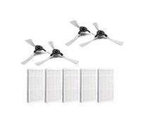 5* Hepa Filter + 4* Side Brushes Compatible With Polaris PVCR 0920WV 0920 Robotic Vacuum Cleaner Spare Parts Accessories