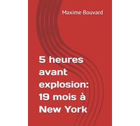 5 heures avant explosion: 19 mois à New York (Les enquêtes de Police de Louis Springwinter et Autumn Summerrainy)