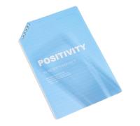 5 Hole Binder Notebook Refillable Notepads 68 Sheets Wide Ruled Water Resistant Covers for Student Professional Noting Wirebound Notepads