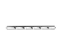 Dara 5 Hook Sleek Wall Hanger - Silver