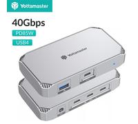 5 in 1 40Gbps Dock Multi-Splitter Type-C 85W PD Adapter For Thunderbolt 4/3