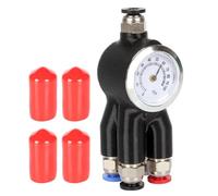 5-in-1 AMS Filament Feeding Tube Connector for Bambu Lab X1C, P1P, A1, A1 Mini, Multi-Port Splitter Adapter for 3D Printer Auto Material System (AMS) Integration