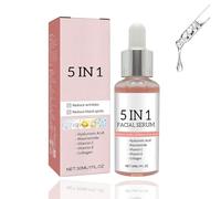 5 In 1 Anti Wrinkle Firming Serum,5 In 1 Skin Vitamin Serum,Hydrating Collagen Seru m For Face & Body,Hydrate Moisturize,Reduce Fine,Lightweight & Non-Greasy,Suitable For All Skin Types (1PCS)