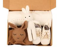 5 in 1 Baby Necessity Collection Soft Cotton Blanket Learning Shoes To Walk To Comfort Yourself And For Care