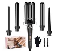 5 in 1 Beach Waver Hair Curler, Curling Iron (9-32mm)