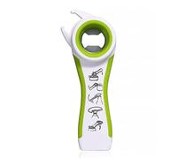 5-in-1 Bottle Opener Multifunctional Jar Opener Can Bottle Jar Opener for Seniors Rheumatoid Arthritis Manual All in One Can Opener