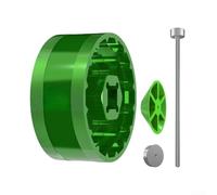 5-in-1 Bottom Bracket Remover Tool Compatible With 44mm Bbr-60 Fsa-386 Dub16t Bb-9100, Cnc Aluminum Alloy Bike Maintenance Wrench, Green(Sleeve + Fixing Rod)