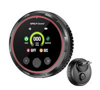 5 in 1 Carbon Monoxide Detector, Smoke and Gas Detector, Black
