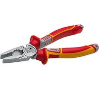5-in-1 Combimax Pliers VDE 180mm, Overall Length 180mm, Plier Style Combination, Cut Type Flush, Cutter Type Heavy Duty, Cutting Capacity Max 5.2mm, Hard Wire Cutting Capacity 2.2mm