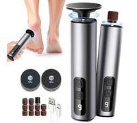 5-in-1 Electric Callus Remover, Removes 99.92% Callus in 3 Minutes, Electric Callus Remover, Feet Sensor Technology, for Dead Hard Cracked Skin (Grey)