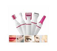 5 In 1 Electric Hair Shaver Trimmer For Eyebrow Facial Nose Bikini Area Clipper