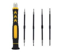 5-in-1 for Precision Screwdriver Set with Slotted and Phillips Tips (SL1.5-3.0mm / PH1.5-3.0) for Smartphone, Laptop & Electronics Repair