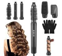 5 in 1 Hair Air Styler with Auto Curling Wands, 110000 RPM New Brushless Motor Hair Dryer, 20m/s Airflow Hair Dryer Brush, Fast Drying, Volumizer