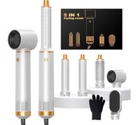 5 in 1 Hair Styler, Airbrush 5 in 1, Hair Stylers for Women 5 in 1 with Ionic Hair Dryer, Air Curler, Blow Dryer Brush Airstyler for Dry, Curl, Straighten, Volumise,and Smooth All Hair Type/Length