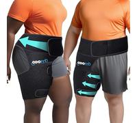 5 in 1 Hip Brace for Women & Men Sciatica Pain Relief Device - Adjustable Groin, Thigh, Hamstring Compression Wrap - Comfortable Support for Muscle Recovery, Mobility, Sciatica Hip Pain Relief Brace