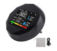5 in 1 Indoor Air Quality Detector Bluetooth APP Accurate Sensor Magnetic Wall Mount Portable Air Quality Tester for HCHO PM2.5 Temperature Humidity