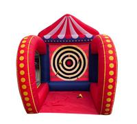 5 in 1 Inflatable Carnival Bundle Game Inflatable Sport Games Multi Sports Soccer Axe throw, Football, Knock down, Baseball Game for School, Family, Team Game, Birthday (Axe throw)