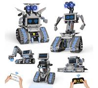 5 IN 1 Johnny 5 Robot Building Set, Technic STEM Robot Building Kit with APP & 2.4GHz Remote Control, Robotics Toys for Kids Boys Age 6 7 8 9 10 11 12+, Birthday Gifts