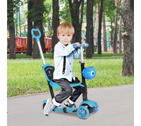 5-in-1 Kids Kick Scooter W/Removable Seat-Blue