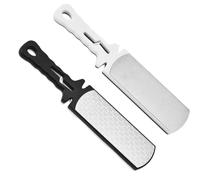 5 in 1 Knife Sharpener UK, 1 Pcs Dual-Sided Whetstone, Knife Sharpener with 2 Grit Options, 400/1000 Grit Diamond Durable for Kitchen Knifes, Hunting, Garden Tools, Axe Secateurs Chisel Sharpeners
