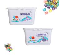 5-in-1 Laundry Pods, 50 Count - Deep Cleaning Detergent Pods with Fabric Softener, Anti-Fade & Long-Lasting Freshness, Gentle Laundry Detergent for All Fabrics and Colors (2-PCS)