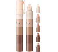 5 in 1 Lazy Shimmer Eyeshadow Stick - Waterproof, Long-Lasting Creamy Eye Makeup for Natural & Sparkling Looks, Blendable Highlighter for Daily & Party - Eyebag Brightening Eye Shadow Pencils