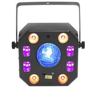 5 In 1 Led Effect Light, Strobe, Crystal Ball, Uv, Laser And Led Wash