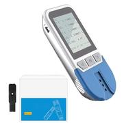 5 In 1 Lipid Monitor Meter, Multifunction Test HDL Triglycerides Cholesterol Test Meter, Lipid Test Meter Analyzer, with 25 Strips, Easy To Use, 500 Groups Data Storage, 2min Quick Results, for Home