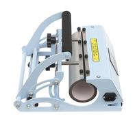 5 in 1 Mug Press Machine Sublimation Heat with Timer Temp Control LCD Display Transfer Printer for Cylindrical Mugs Tumblers Button Tumbler Cup Skinny Sports Bottle DIY Custom Gifts Home Business