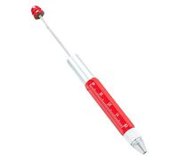 5 in 1 Multi Tool Pen Metal Beading with Screwdriver Ballpoint Measurement Ruler Multitool Gadgets for Sketching Multipurpose Metal Scale Ruler