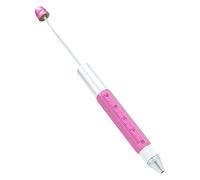 5 in 1 Multi Tool Pen with Screwdriver Ballpoint Ruler Metal Beading for Art Craft Sketching Notes Multipurpose Metal Scale Ruler