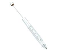 5 in 1 Multi Tool Pen with Screwdriver Ballpoint Scale Ruler Multifunctional Metal Beading Pen for Art Craft Drawing Beadable Pens