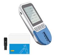 5 In 1 Multifunction Lipid Monitor Meter, Test HDL Triglycerides Cholesterol Test Meter, Lipid Test Meter Analyzer, with 25 Strips, Easy To Use, 500 Groups Data Storage, 2min Quick Results, for Home