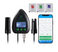 5 in 1 pH TDS SG Temp Salinity Tester Datalogger Water Quality Tester for Aquarium Aquaculture Pond etc Smart Remote Monitoring