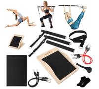 5-in-1 Pilates Board, Foldable Pilates Reformer Equipment - Multi-Purpose Portable Home Workout Kit for Full-Body Workout, Fitness, Exercise, Abs, Core Equipment