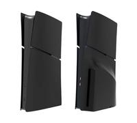 5 In 1 Plates Cover Compatible With PS5 Slim Disc And Digital Console | Hard Shell Replacement Faceplates, Dust Scratch Resistant(Black)