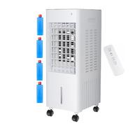 5-in-1 Portable Air Conditioner Evaporative Cooler/airconditioning portable unit with water tank, 3-speed remote control, 90-120° oscillation, 12-hour timer for indoor use, bedroom