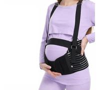 5 in 1 Pregnancy Support Belt, Pregnancy Seat Belt with Shoulder Straps, Postpartum Belly Wrap, Maternity Belly Band & Support for Back, Pelvic & Hip Pain Relief, Labour & C-Section Recovery (XXL)