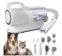 5 in 1 Professional Pet Grooming Kit with Vacuum, Dog Clippers, Dog Cat Brushes, Cat Dog Grooming Vacuum Kit, Pet Hair Remover 2.2L