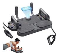 5 in 1 Push Up Board, Multifunction Press Up Board with Timing Resistance Bands, Muscles Exercise Pushups Training, Push-Up Board Workout Fitness Gym Equipment for Home,Professional Strength Training